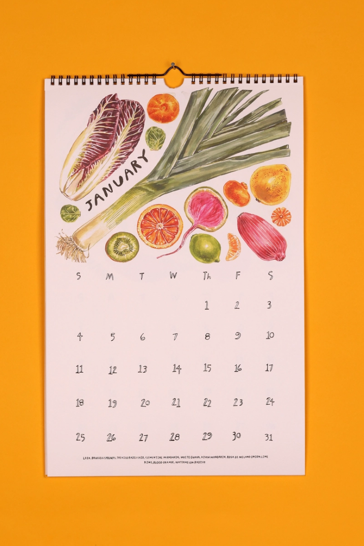 2027 Eat Local Calendar by Maria Schoettler