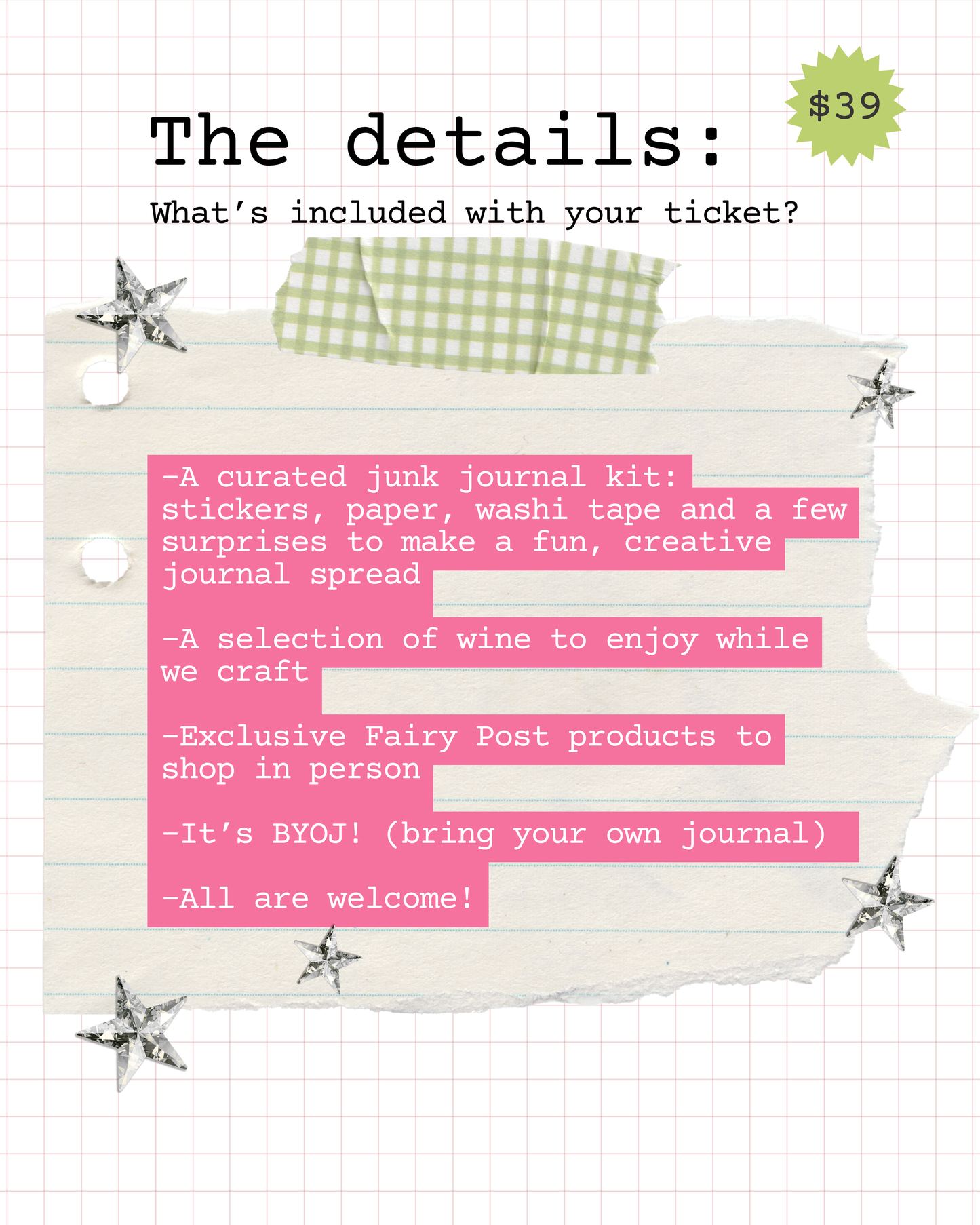 Junk Journal Social by Fairy Post Paper Goods