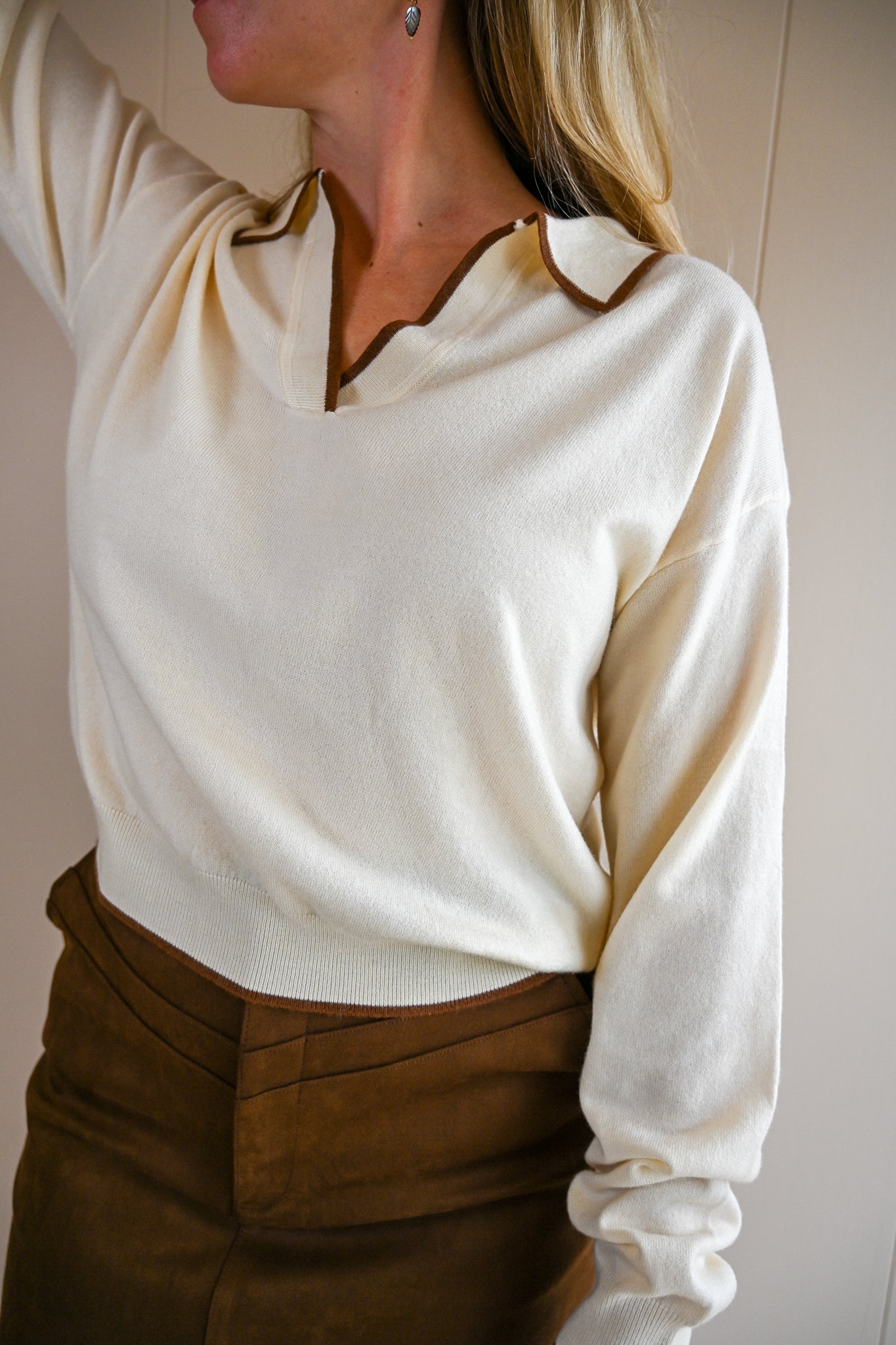 Ruth Collared Sweater