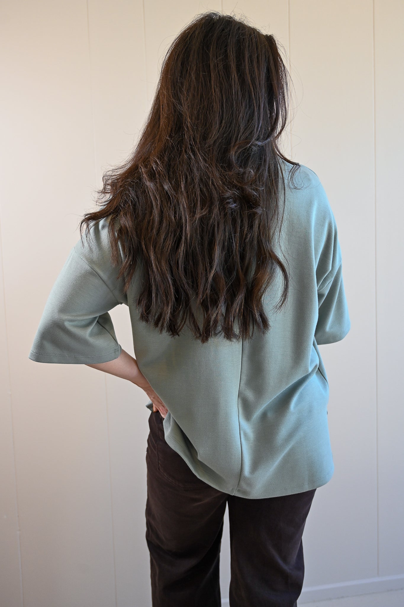 Shell Avenue Tee - Sage