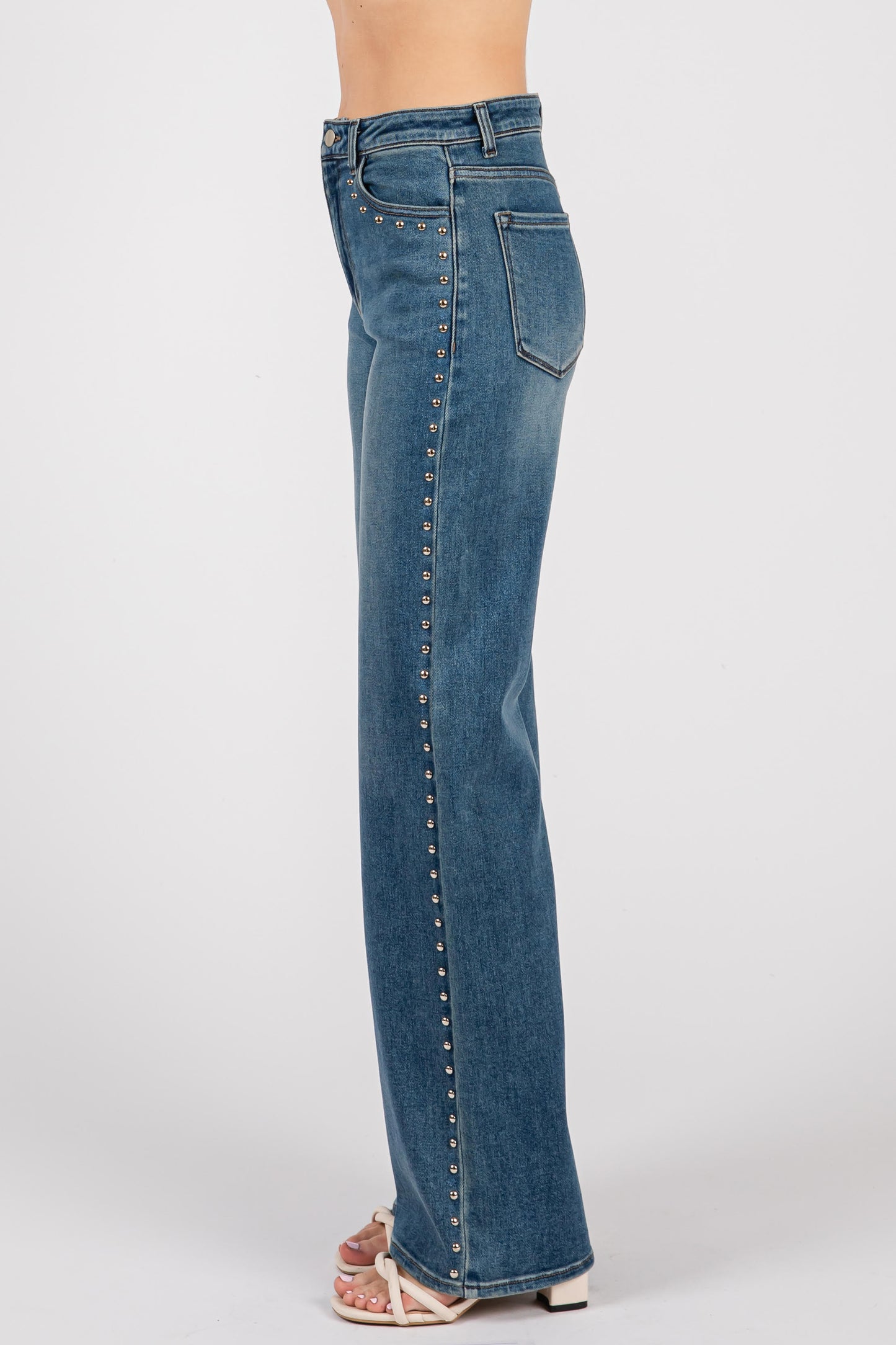 Caledonia Studded Denim