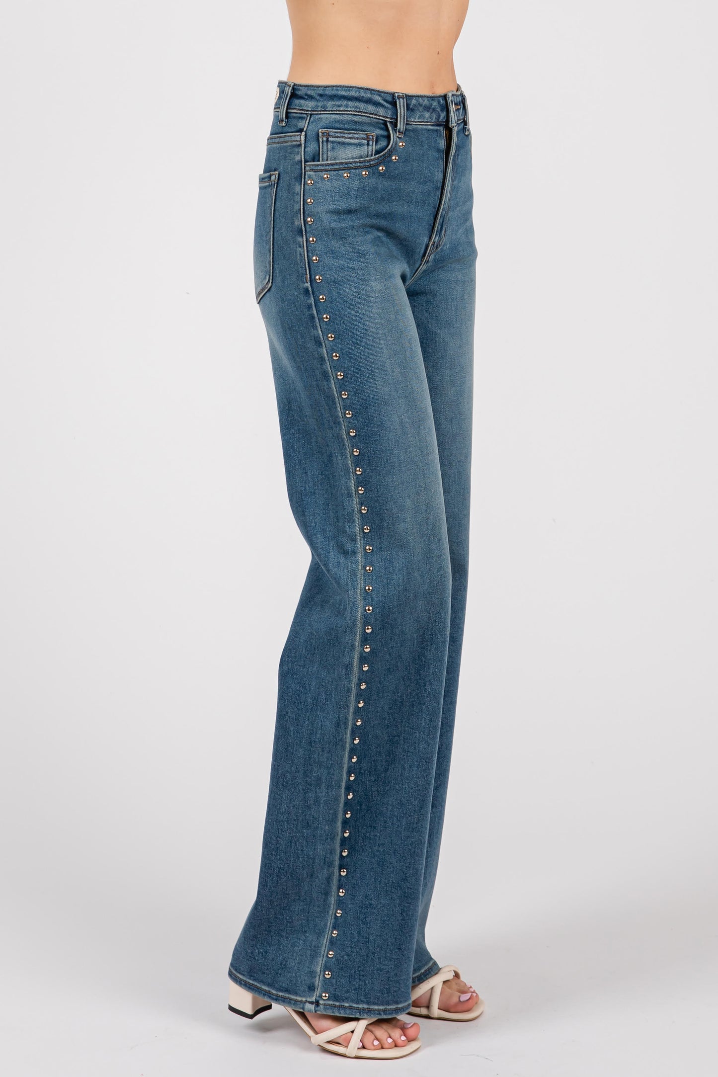 Caledonia Studded Denim