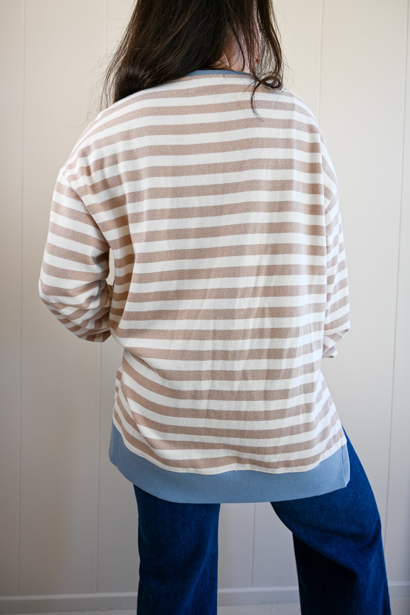 Forest Avenue Stripe Sweatshirt