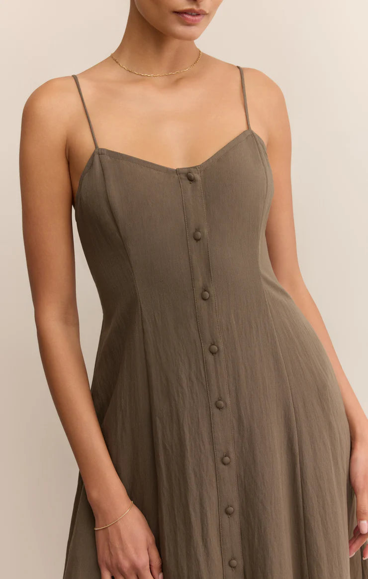 Evans Button Up Midi Dress