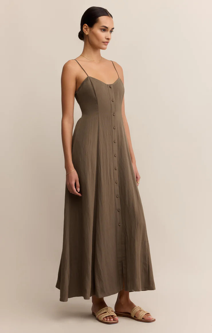 Evans Button Up Midi Dress