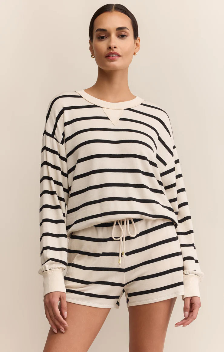 Glen Lake Striped Sweatshirt