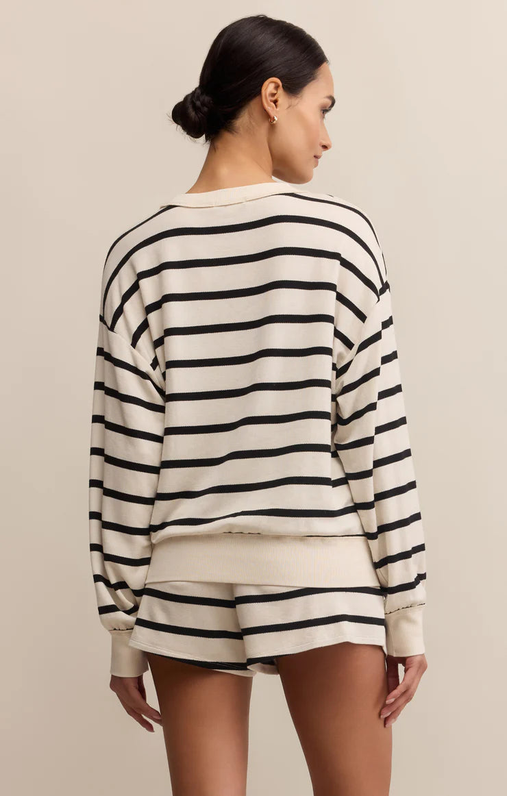 Glen Lake Striped Sweatshirt