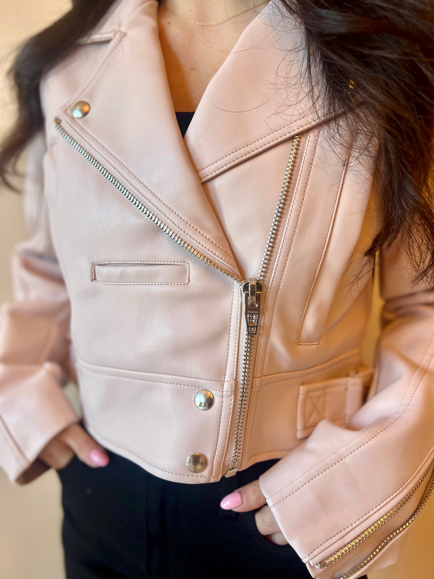 Melrose Vegan Leather Jacket