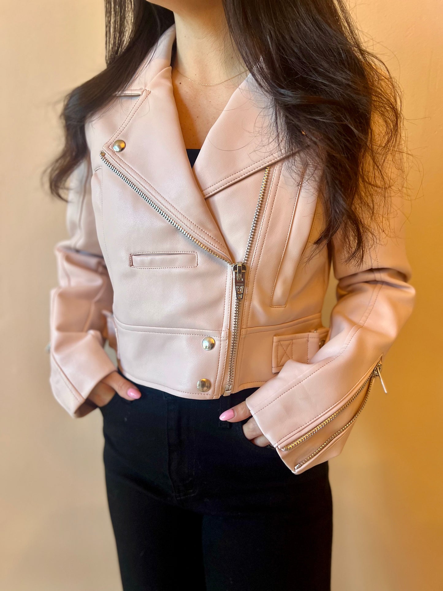 Melrose Vegan Leather Jacket