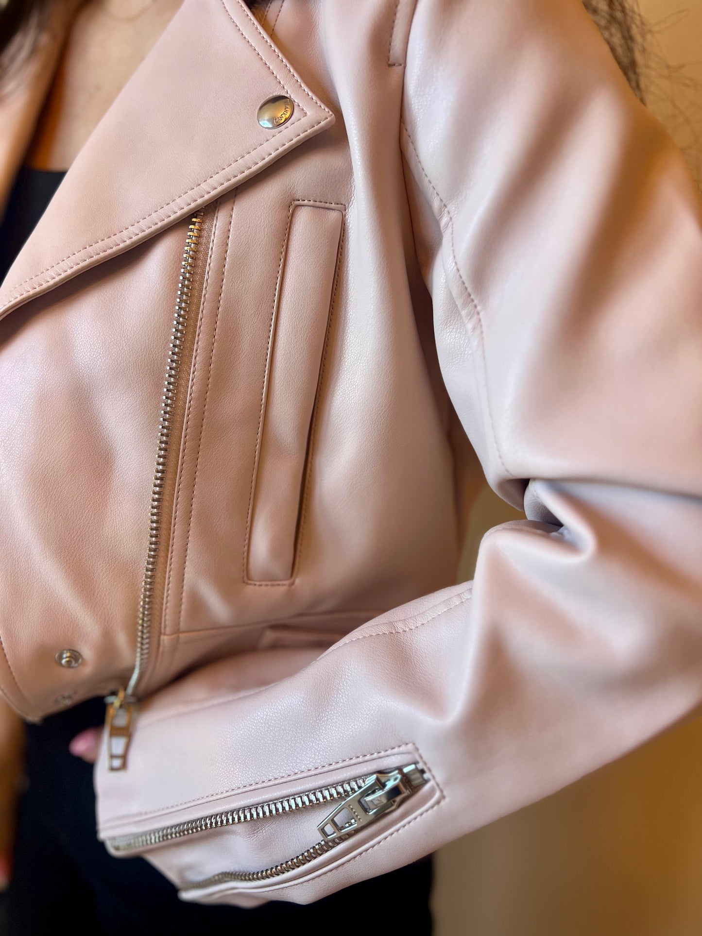 Melrose Vegan Leather Jacket