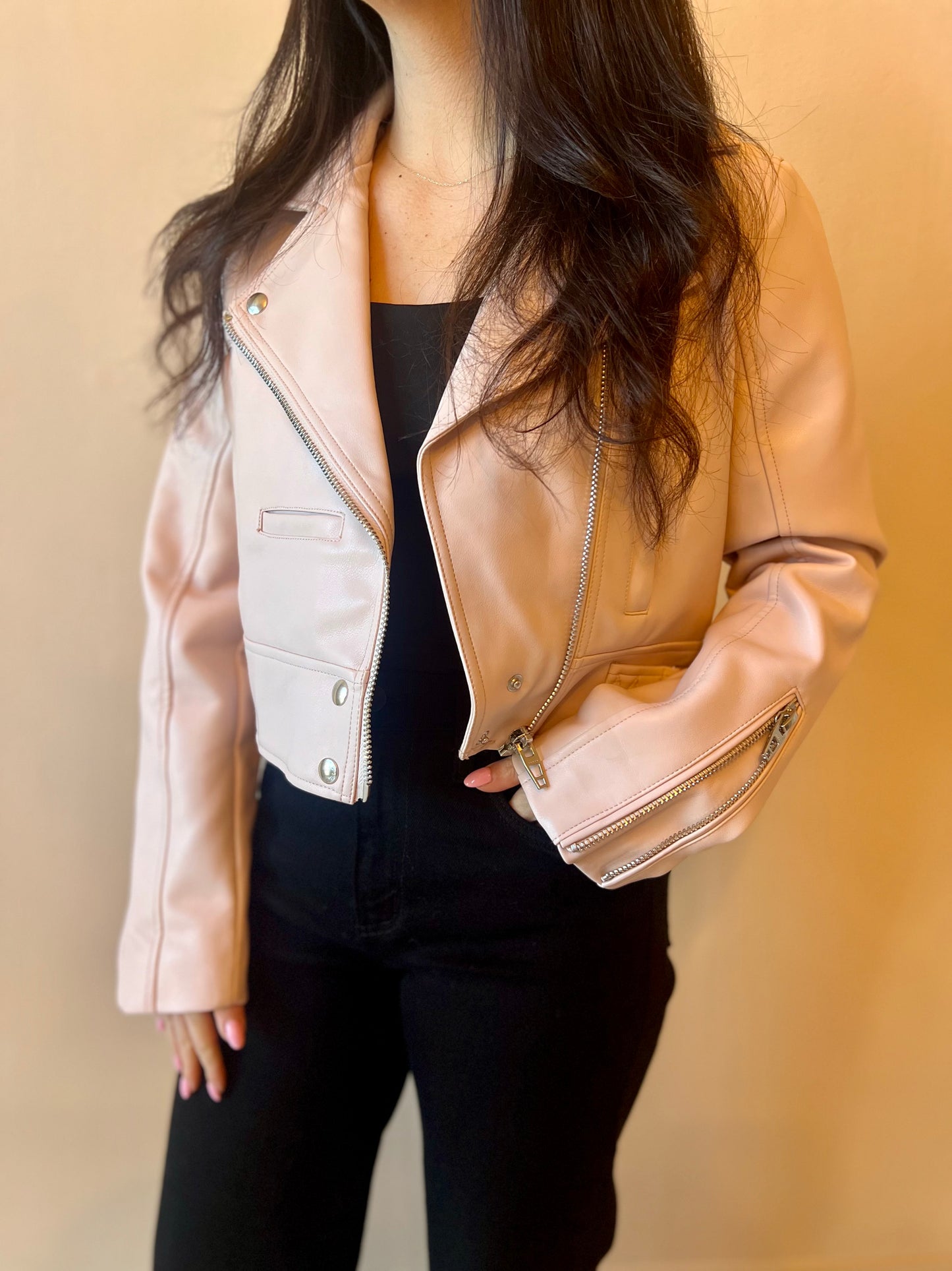Melrose Vegan Leather Jacket