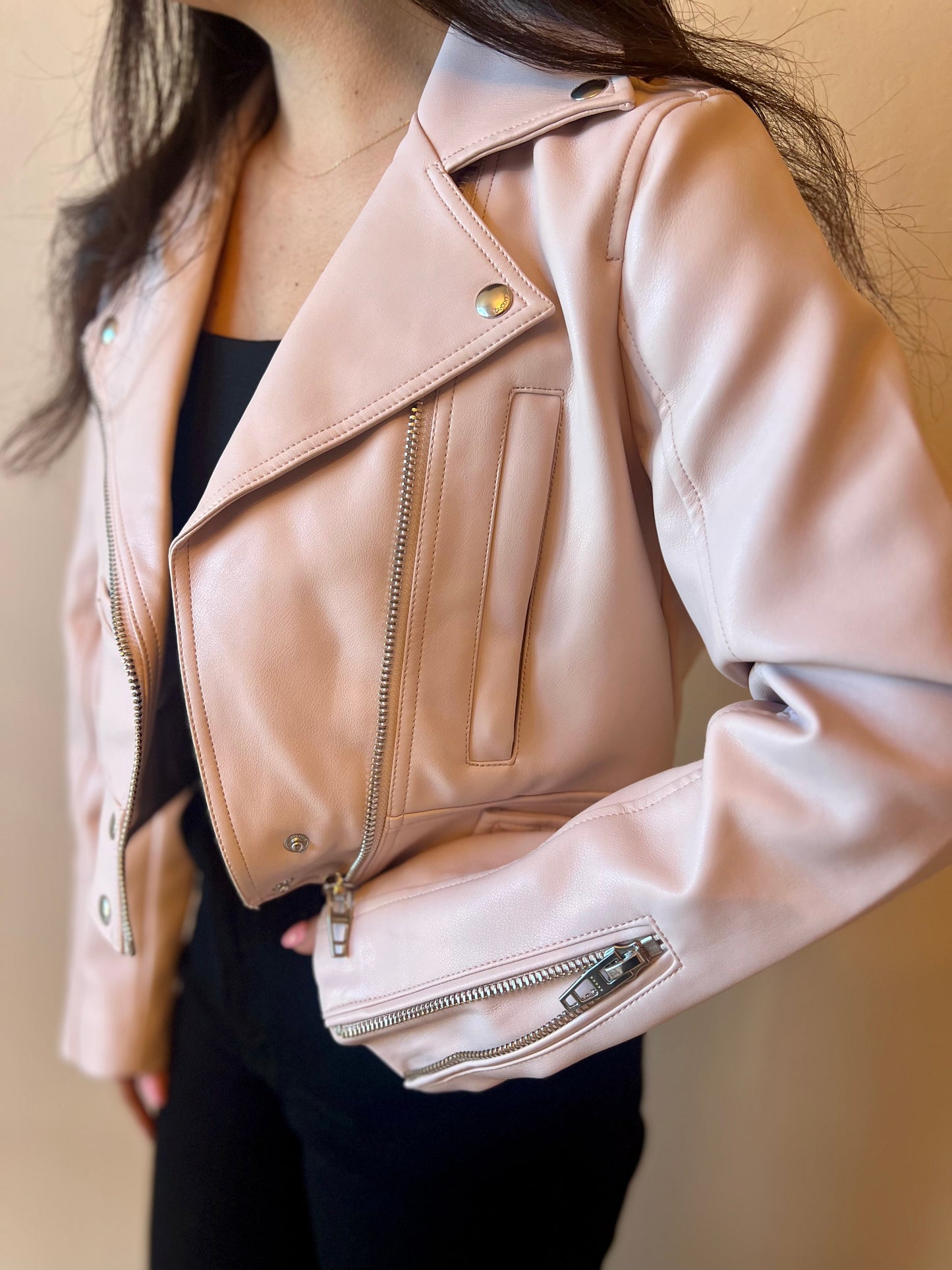 Melrose Vegan Leather Jacket