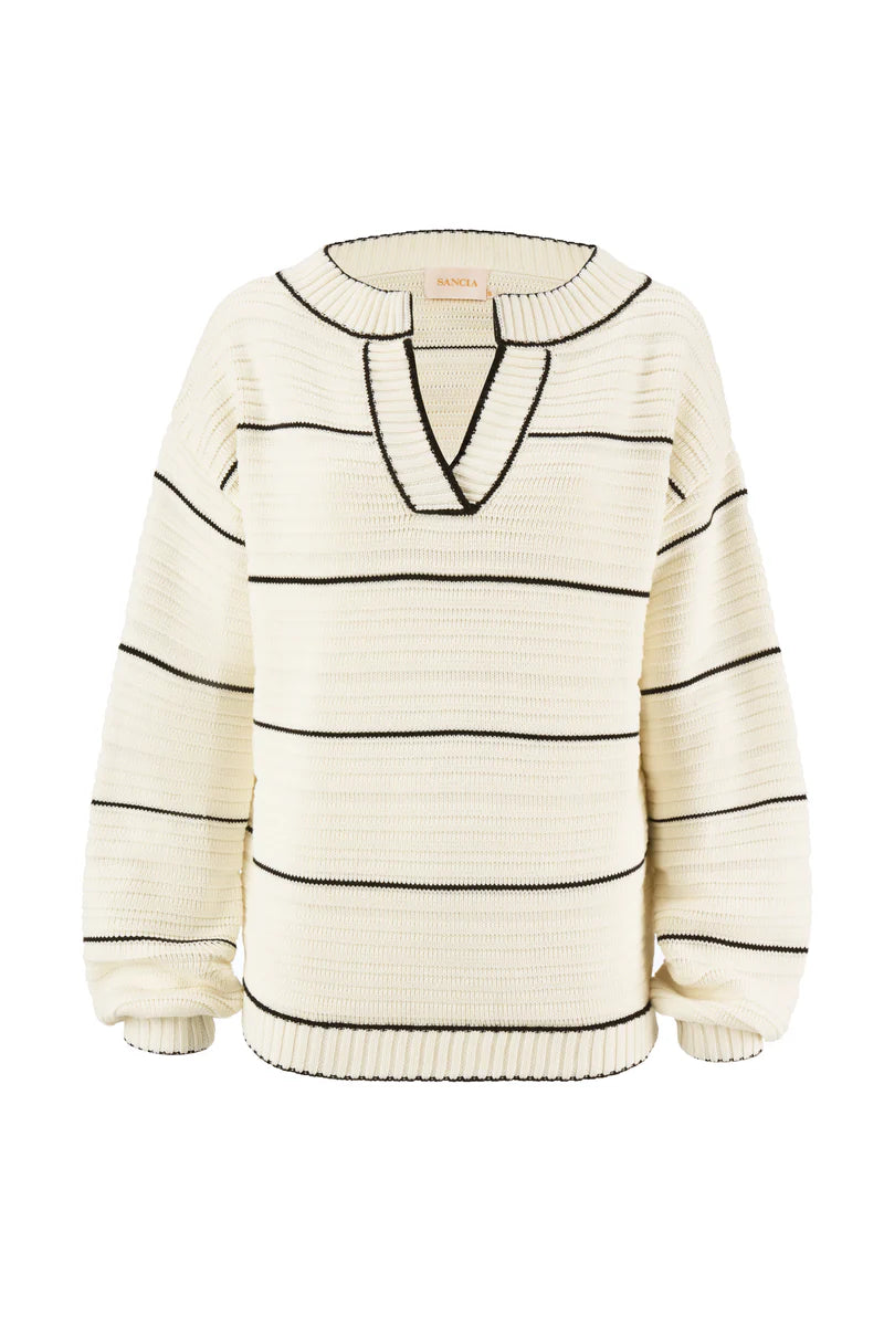 Moss Knit Sweater - Ivory