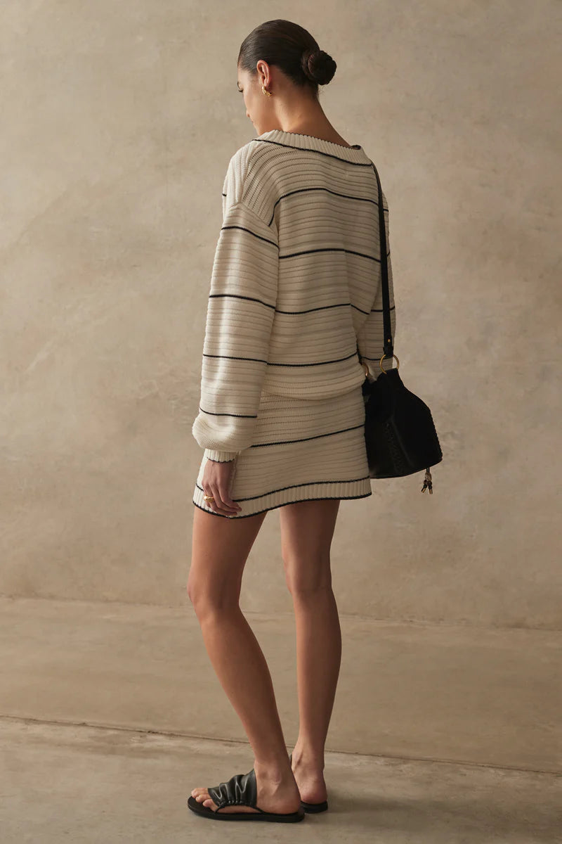 Moss Knit Sweater - Ivory