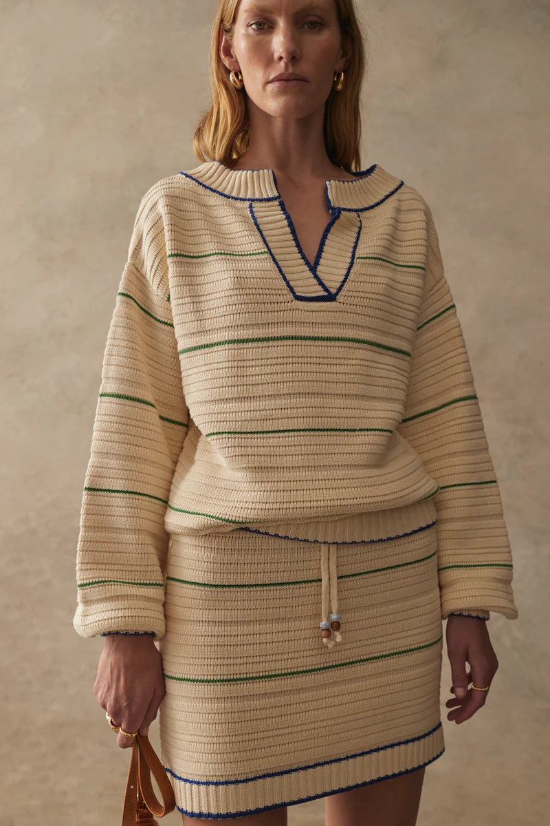 Moss Knit Sweater - Sand