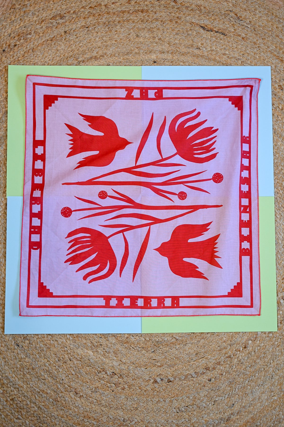 Organic Cotton Bandana - Pink