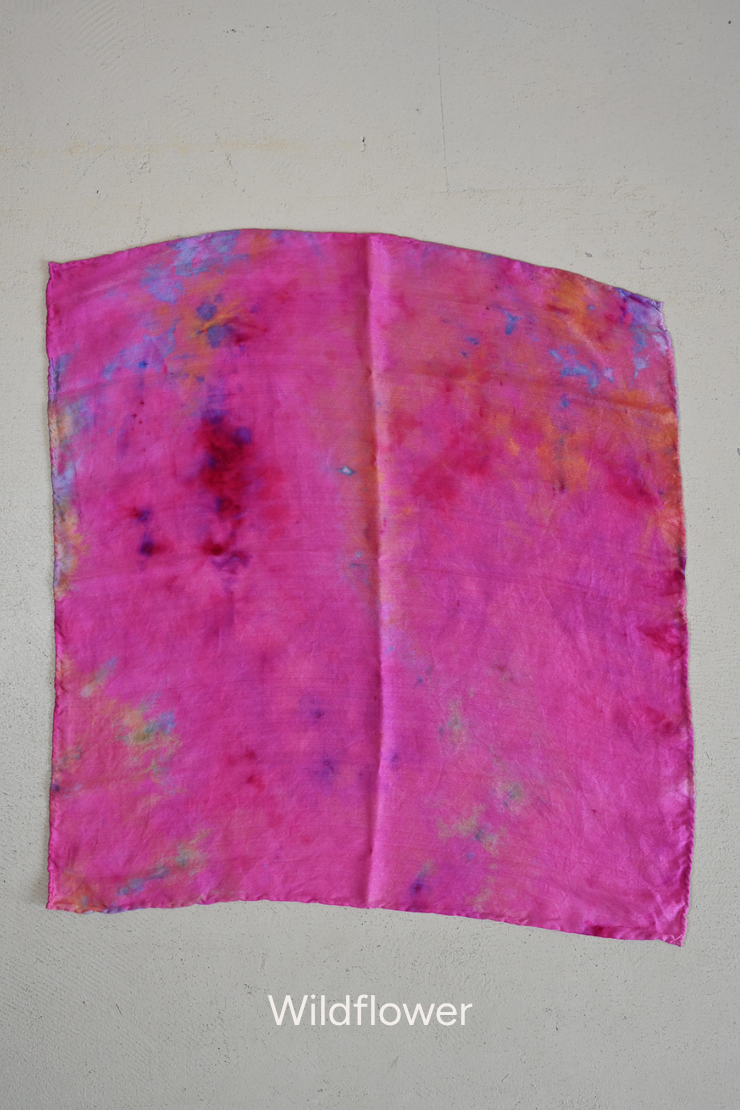 Tie Dye Silk Scarf