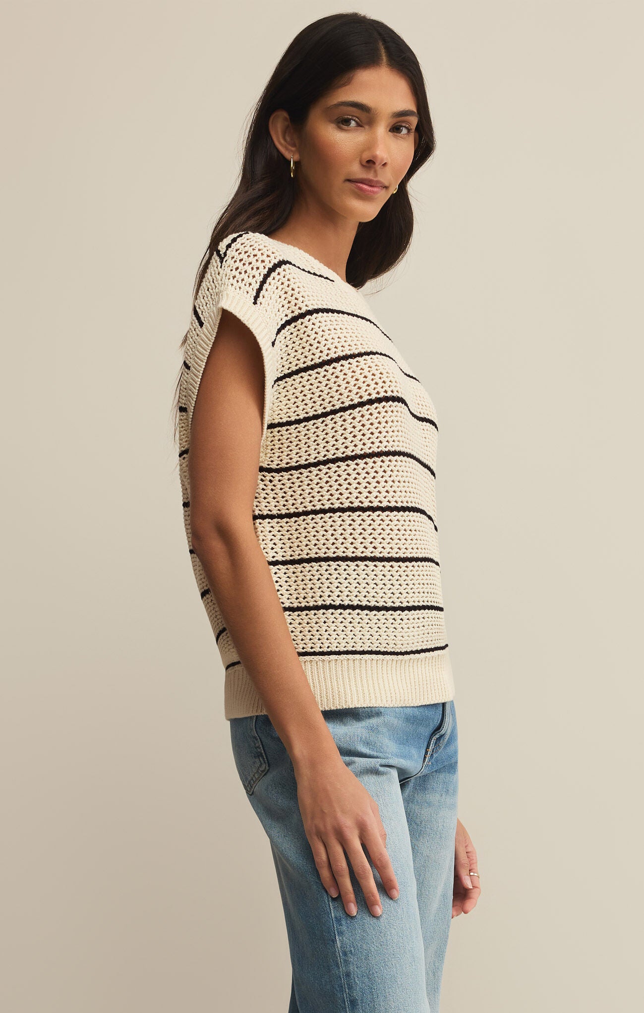 Sea Palm Stripped Sweater