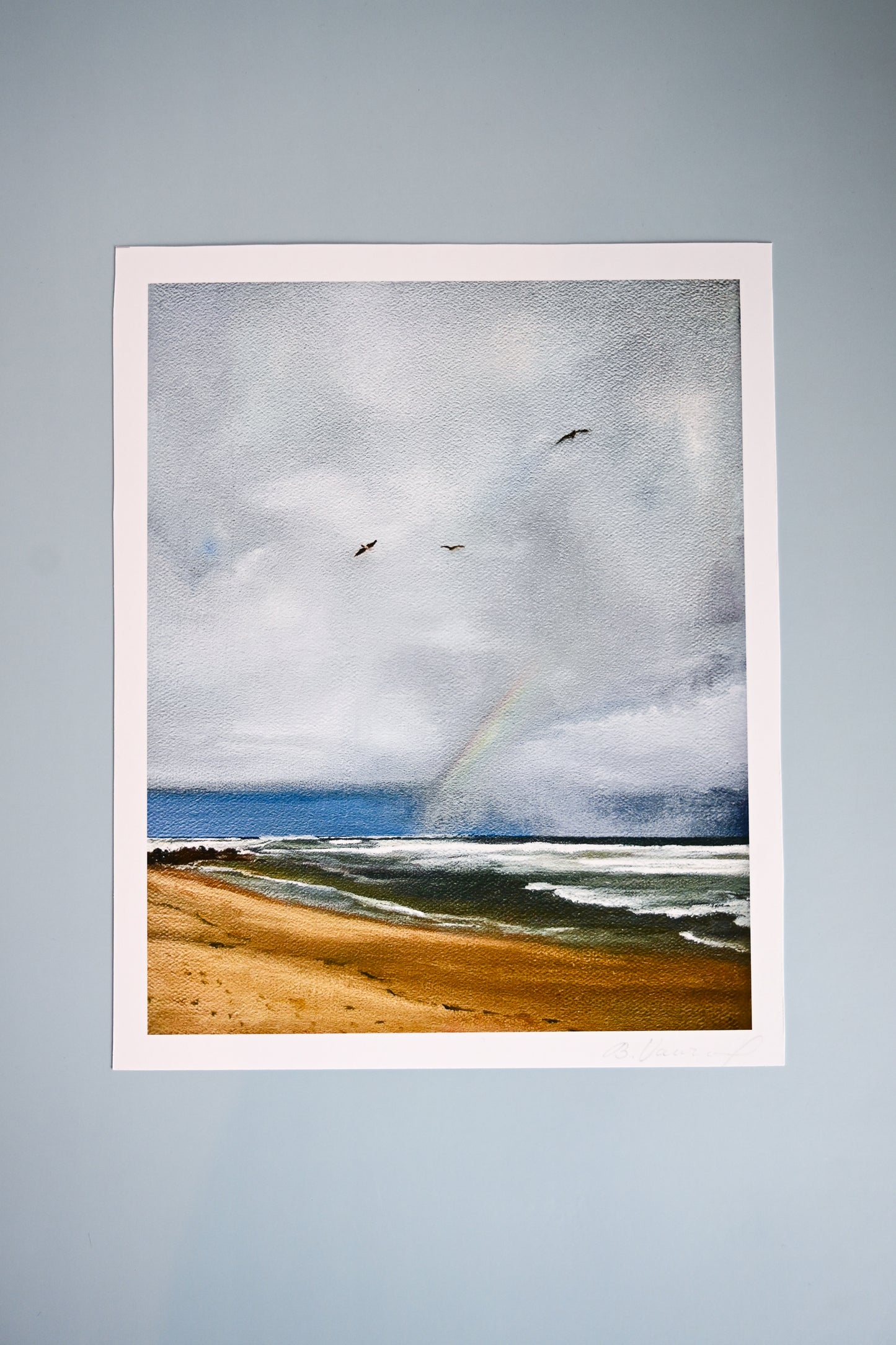 Asilomar Rainbow 8x10 Print By Bea's Studio