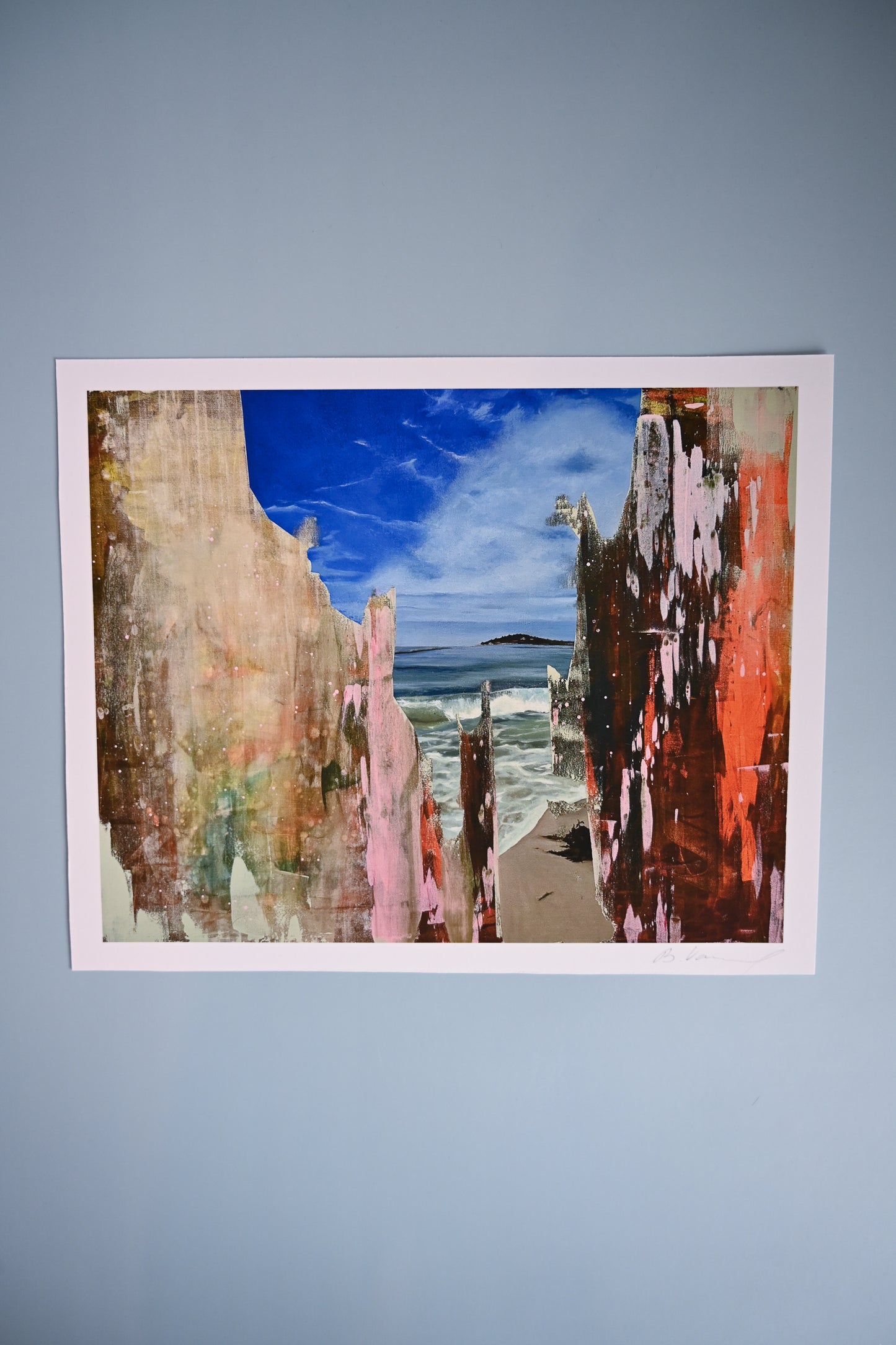 Carmel Beach Abstract 8x10 Print By Bea's Studio