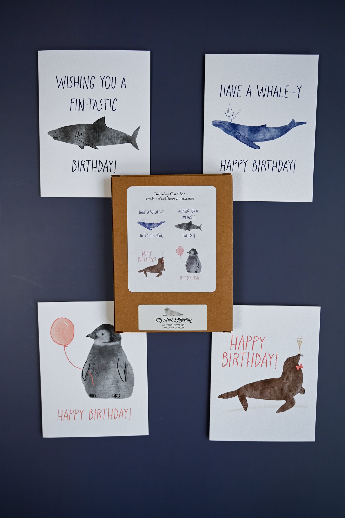 Birthday Card Set by Jilly M. Pfifferling