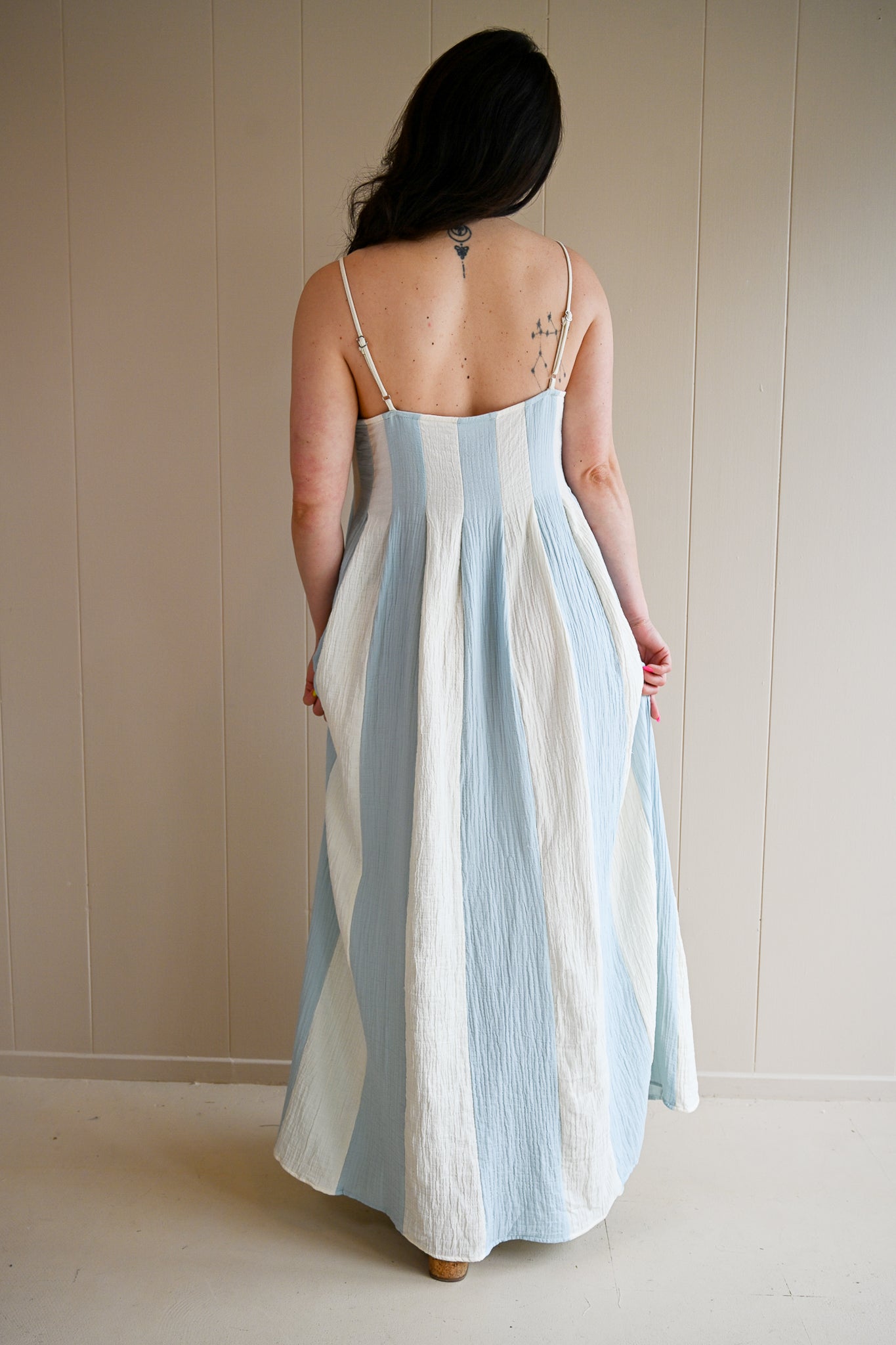 Wood Street Stripe Maxi Dress