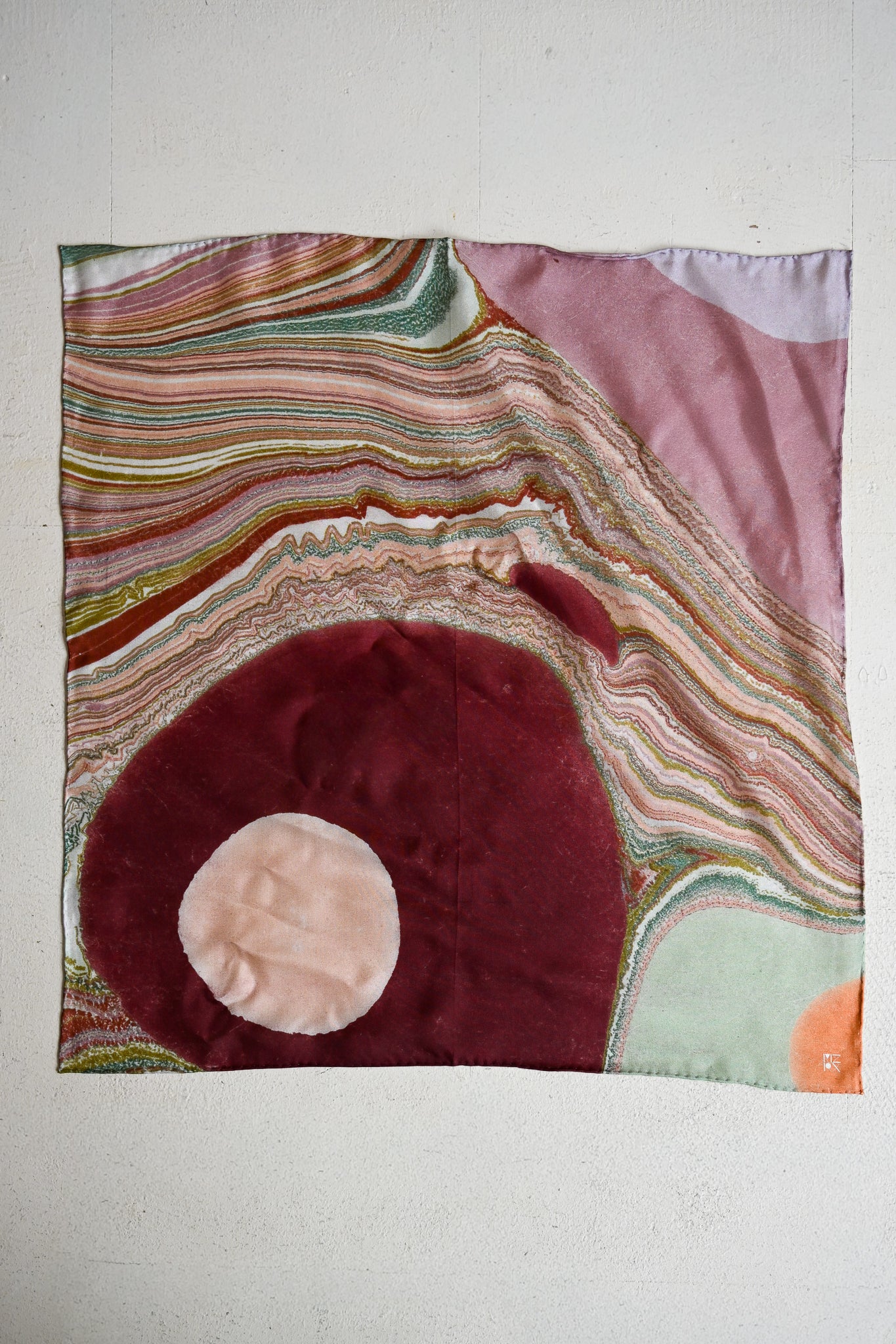 Amethyst + Jade Silk Bandana