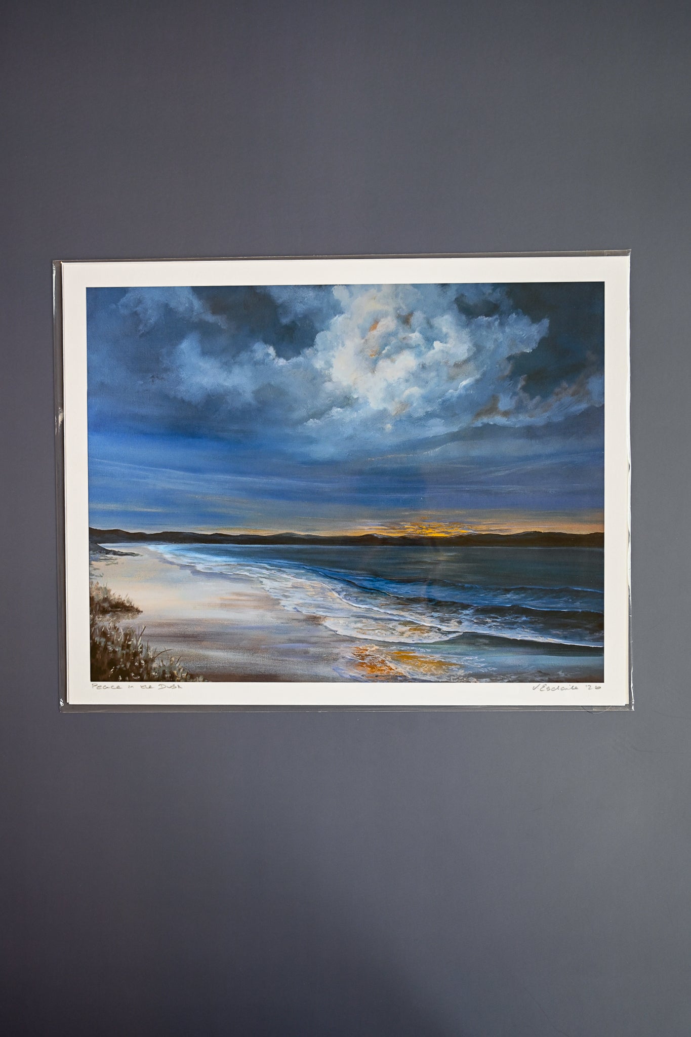 Peace at Dusk Print by Julia Esdaile