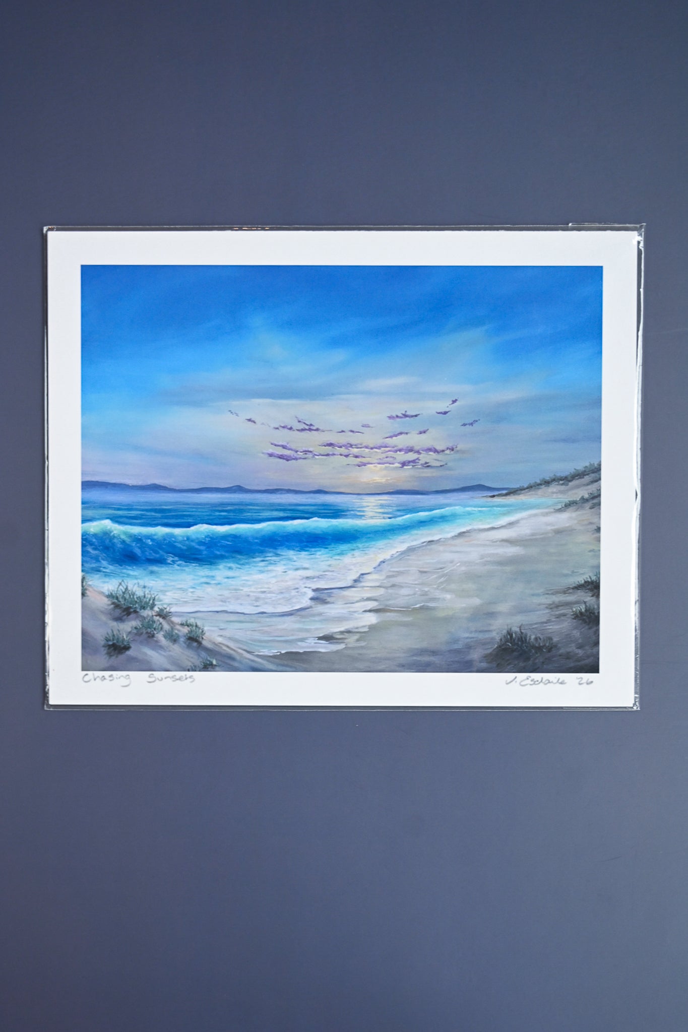 Chasing Sunsets Print by Julia Esdaile 8x10