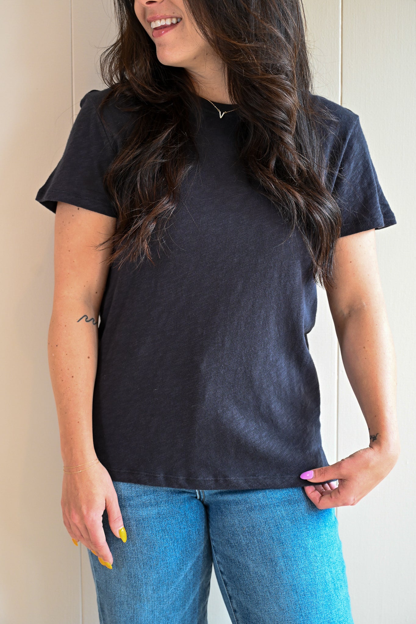 Austin Avenue Oversized Tee - Storm