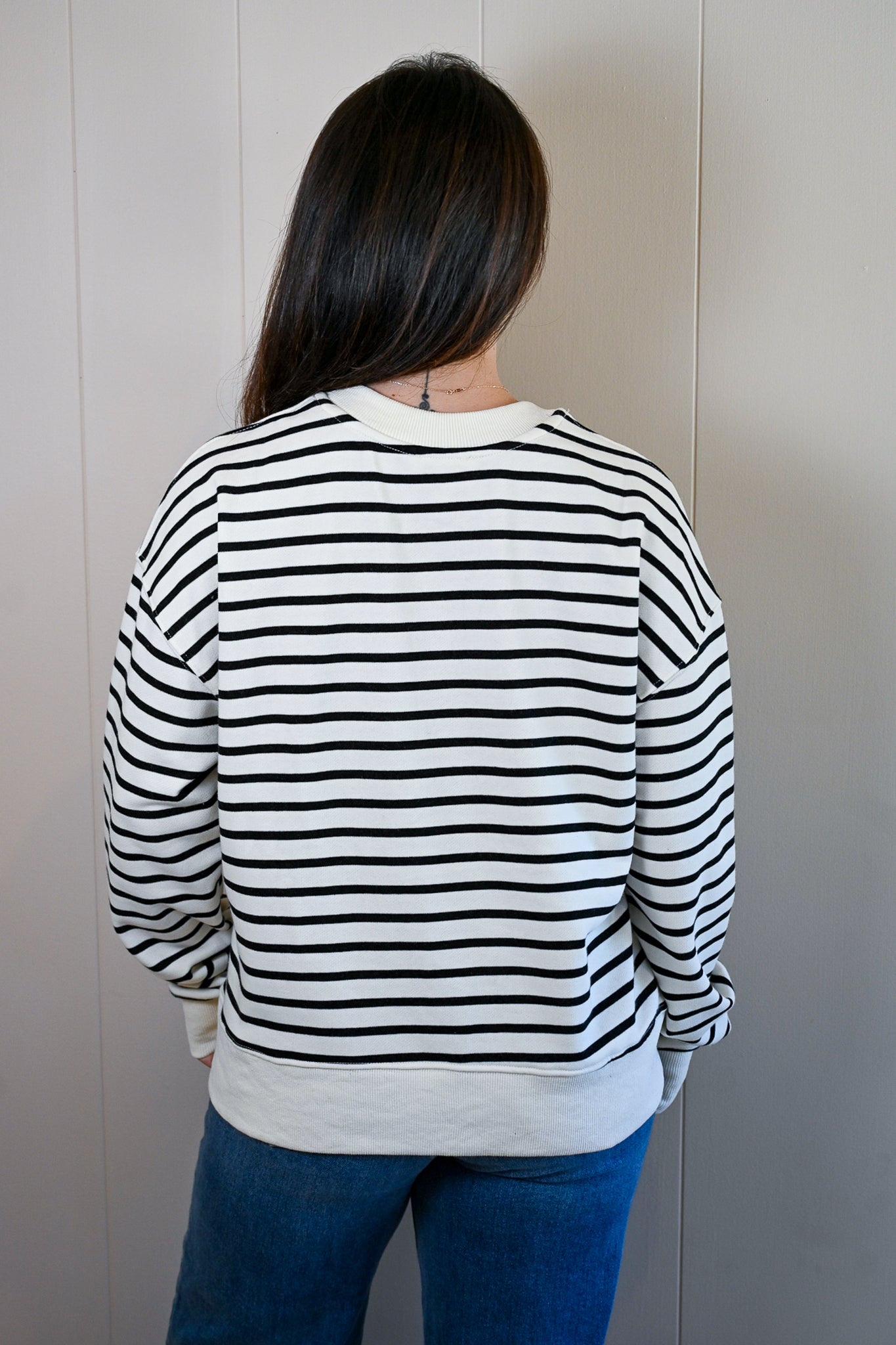 Spruce Avenue Stripe Long Sleeve Top