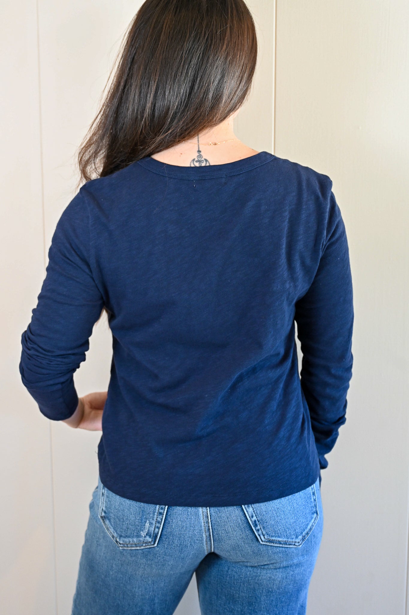 Del Monte Blvd Long Sleeve Tee Midnight Ocean