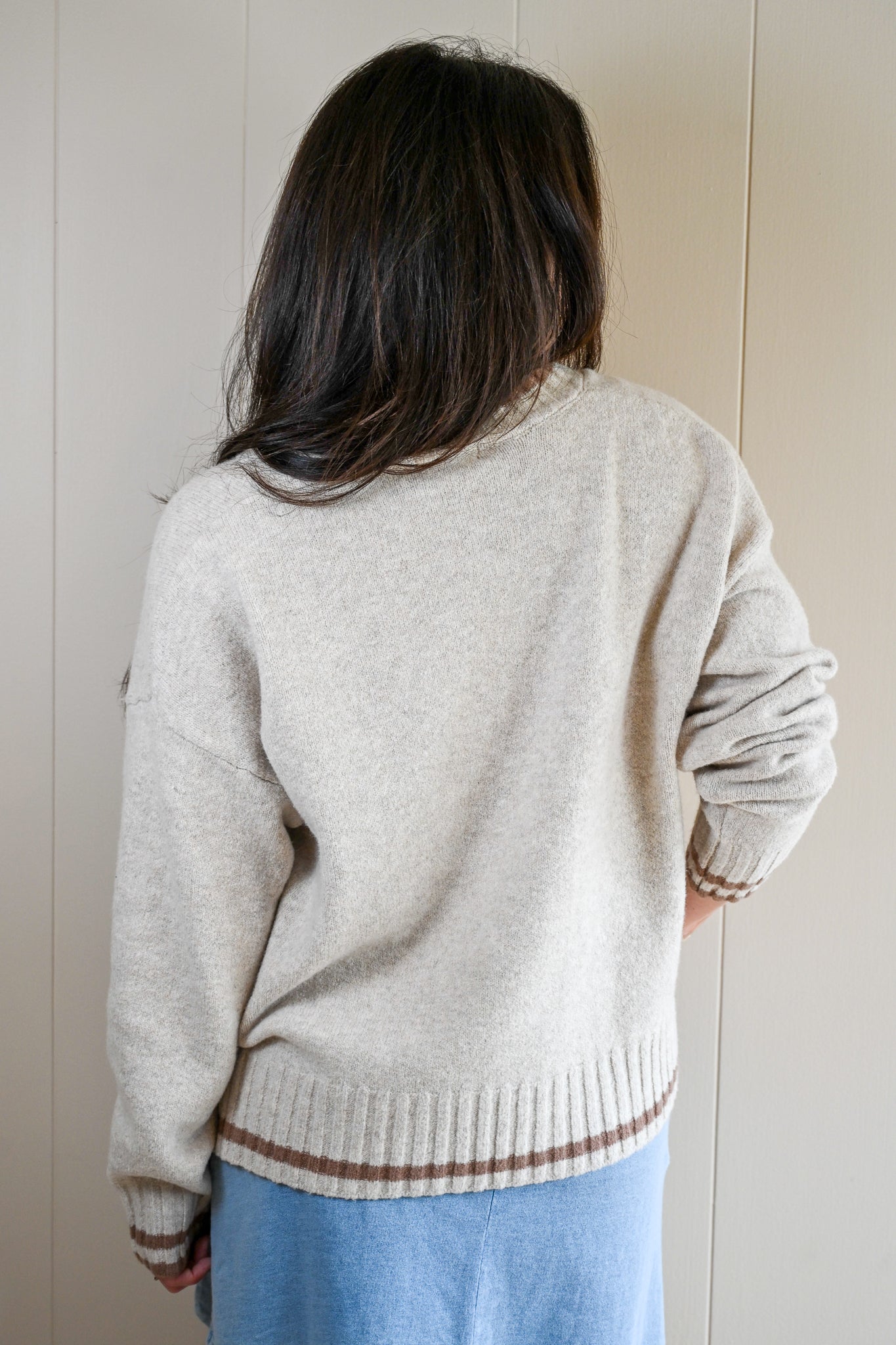 Crest Avenue V Neck Sweater