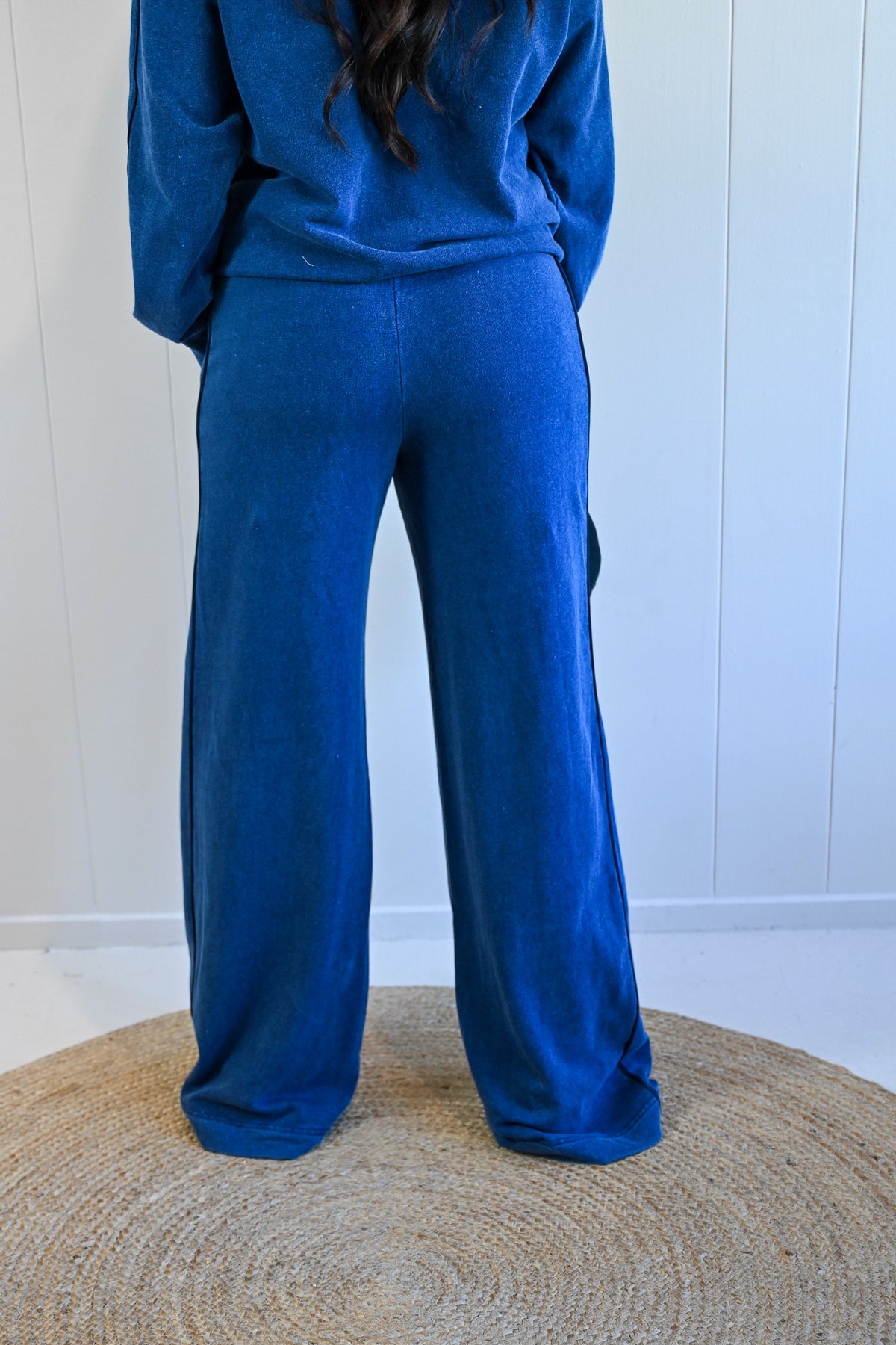 Clyte Street Denim Stripe Track Pant