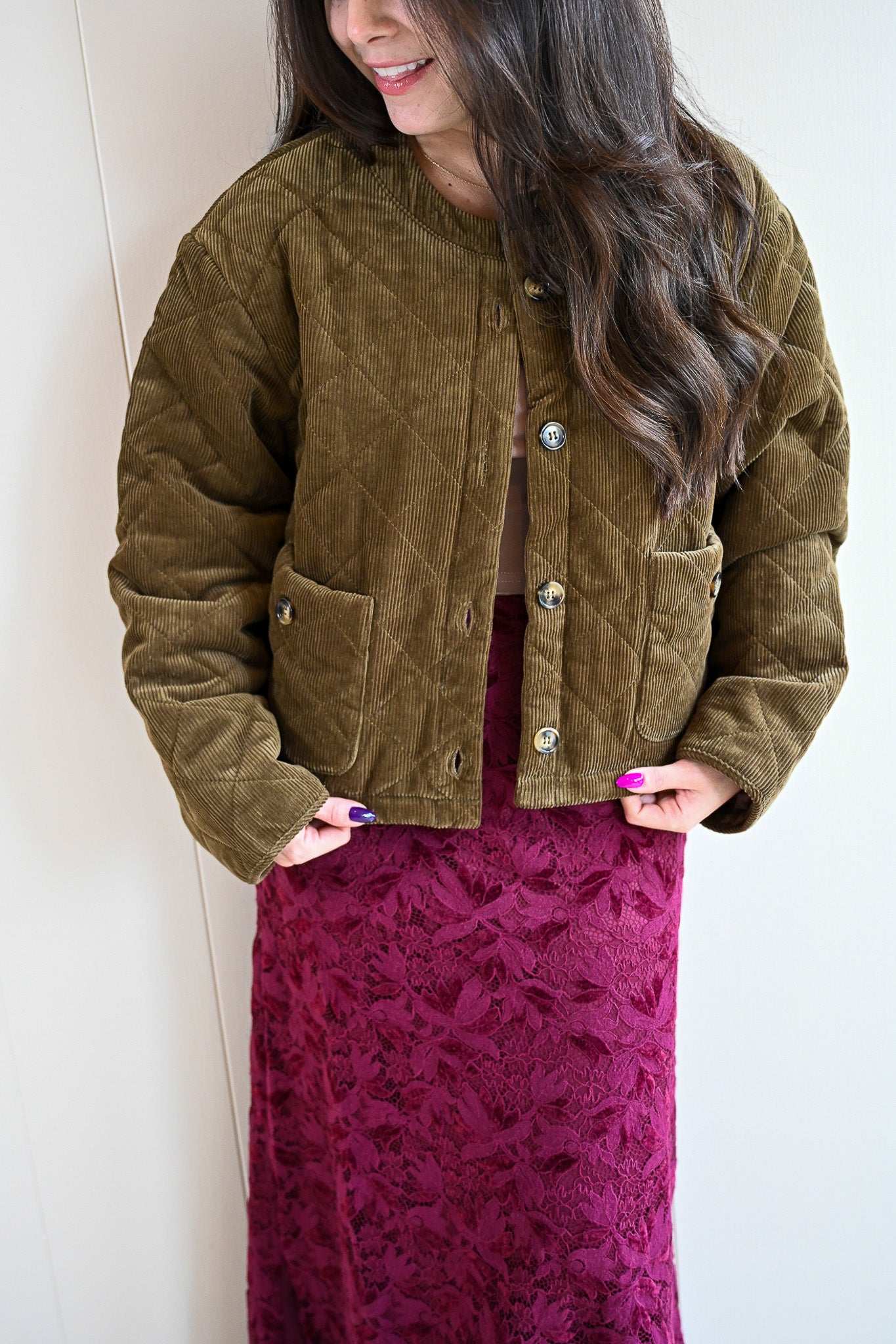Locust Street Quilted Velvet Jacket