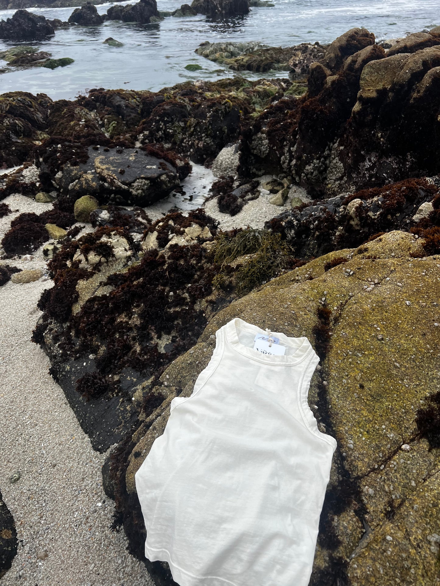 Wave Label - Everyday Tank - Sand
