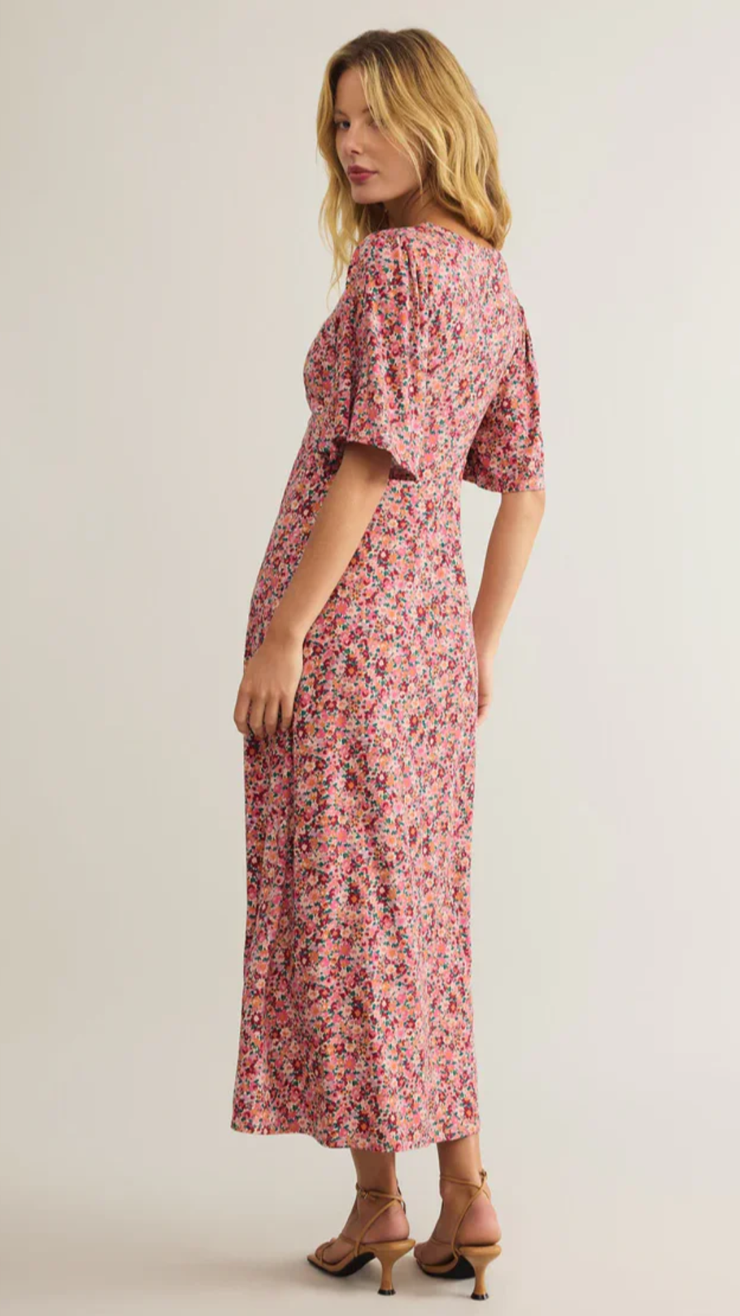 Ruth Floral Midi Dress