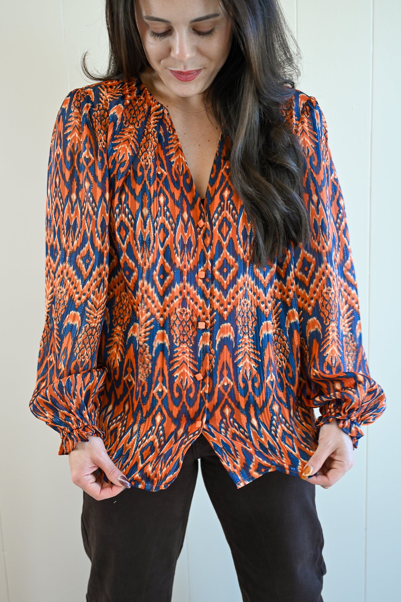 Acacia Street Button-Up Top