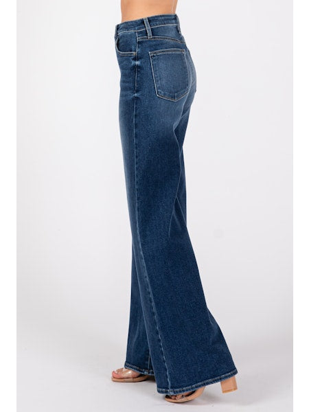 Workman Place Wide Leg Jeans Dark Wash