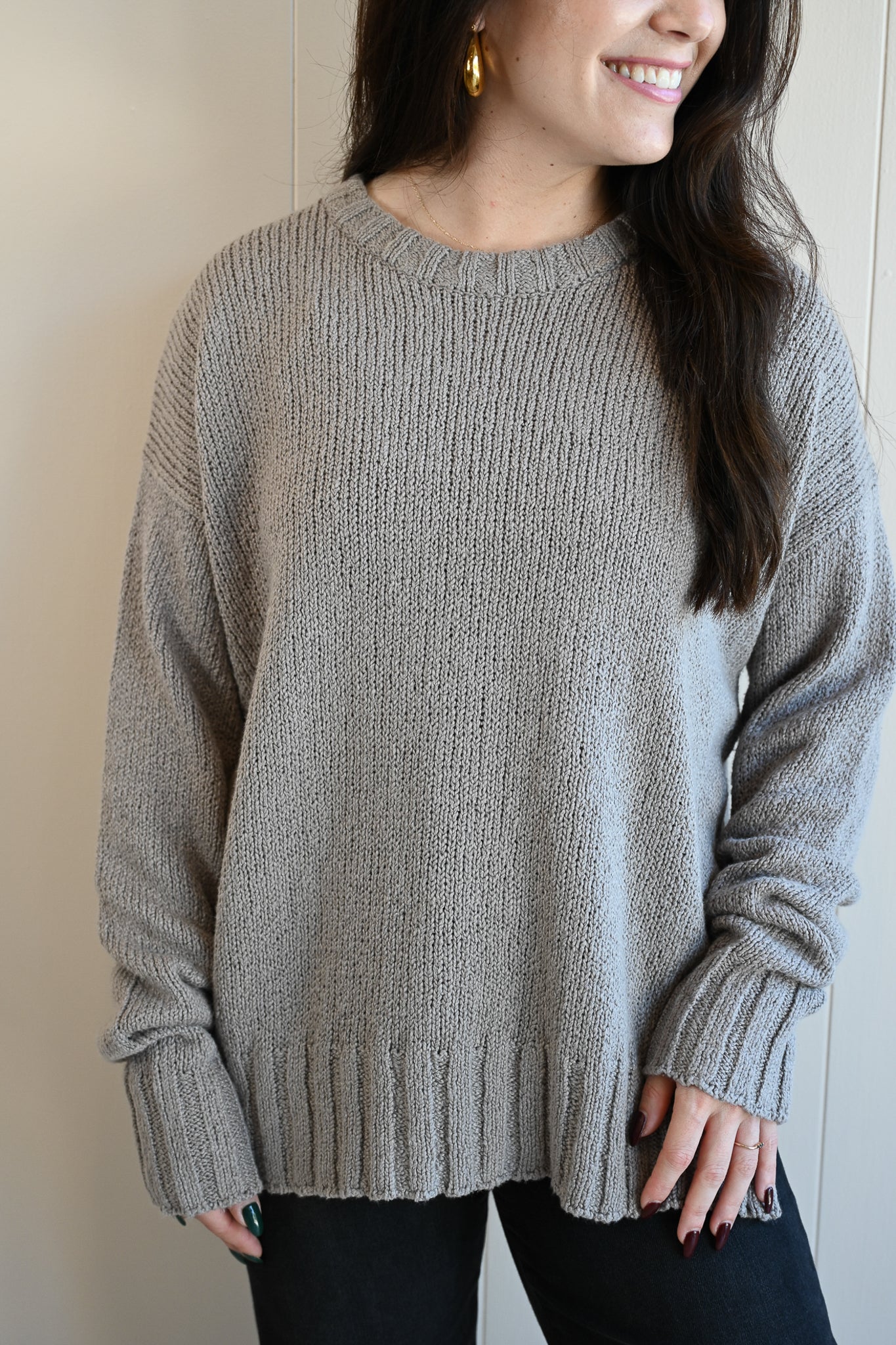 Clyte Knit Sweater - Fog
