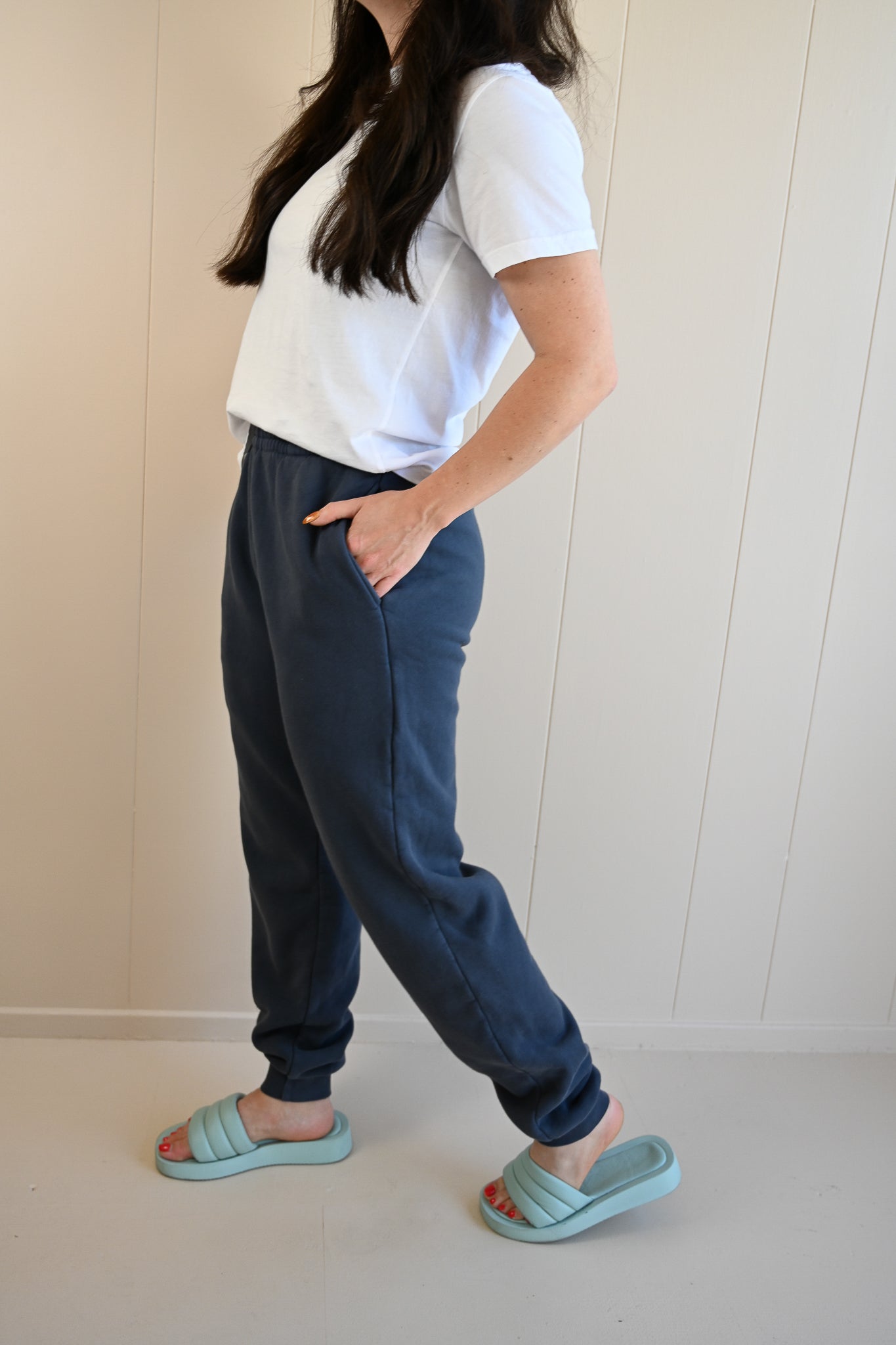 Wave Label - Jogger Pant - Ocean