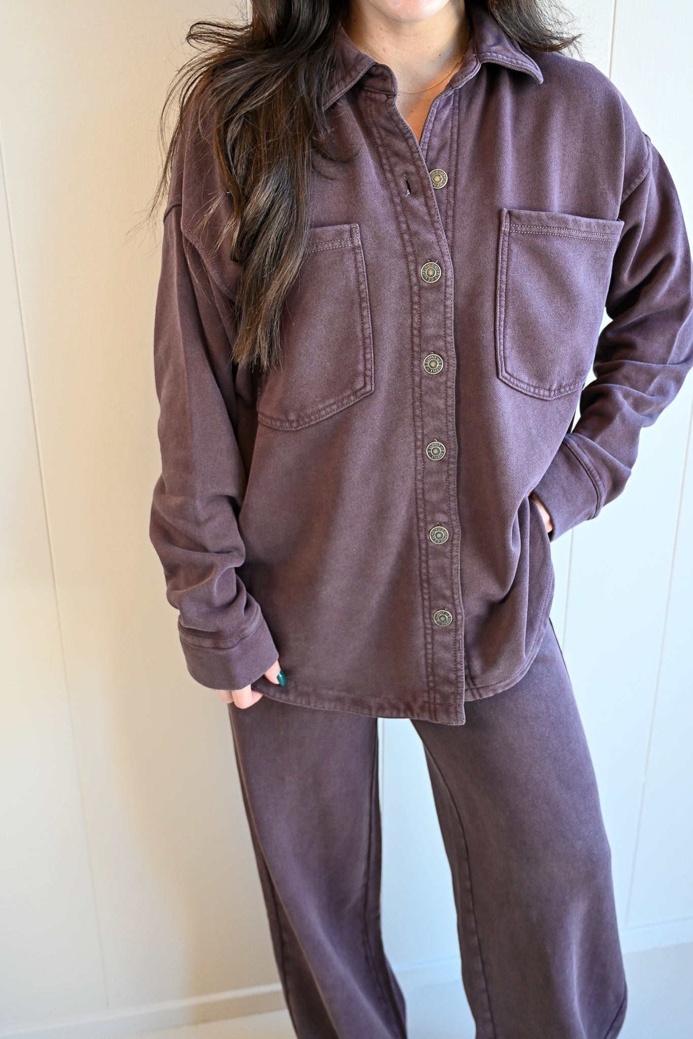 Beacon Knit Jacket - Chocolate Cherry