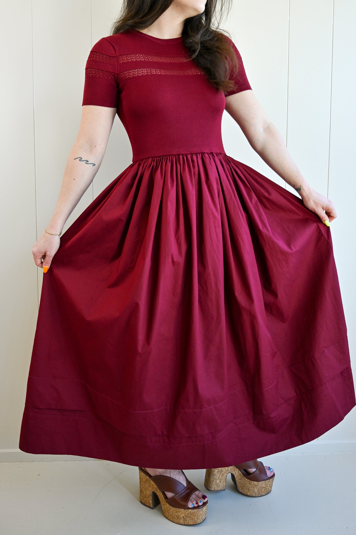 Naiad Street Midi Dress