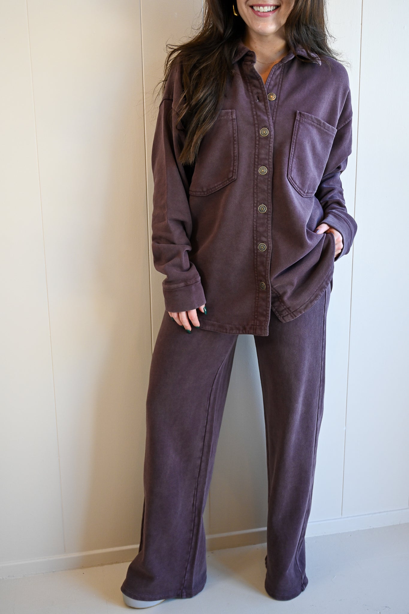 Beacon Knit Jacket - Chocolate Cherry