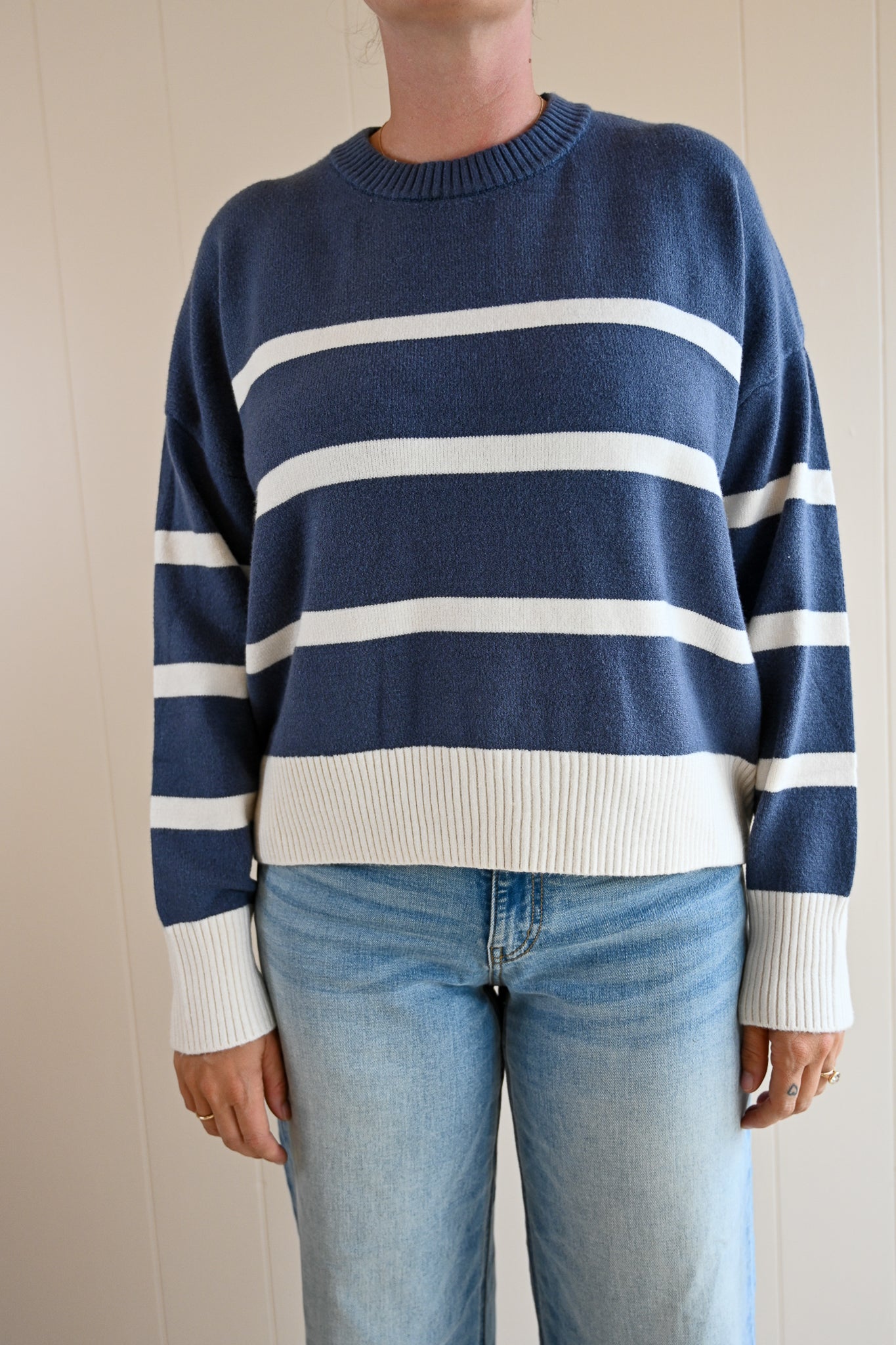 Companion Stripped Sweater