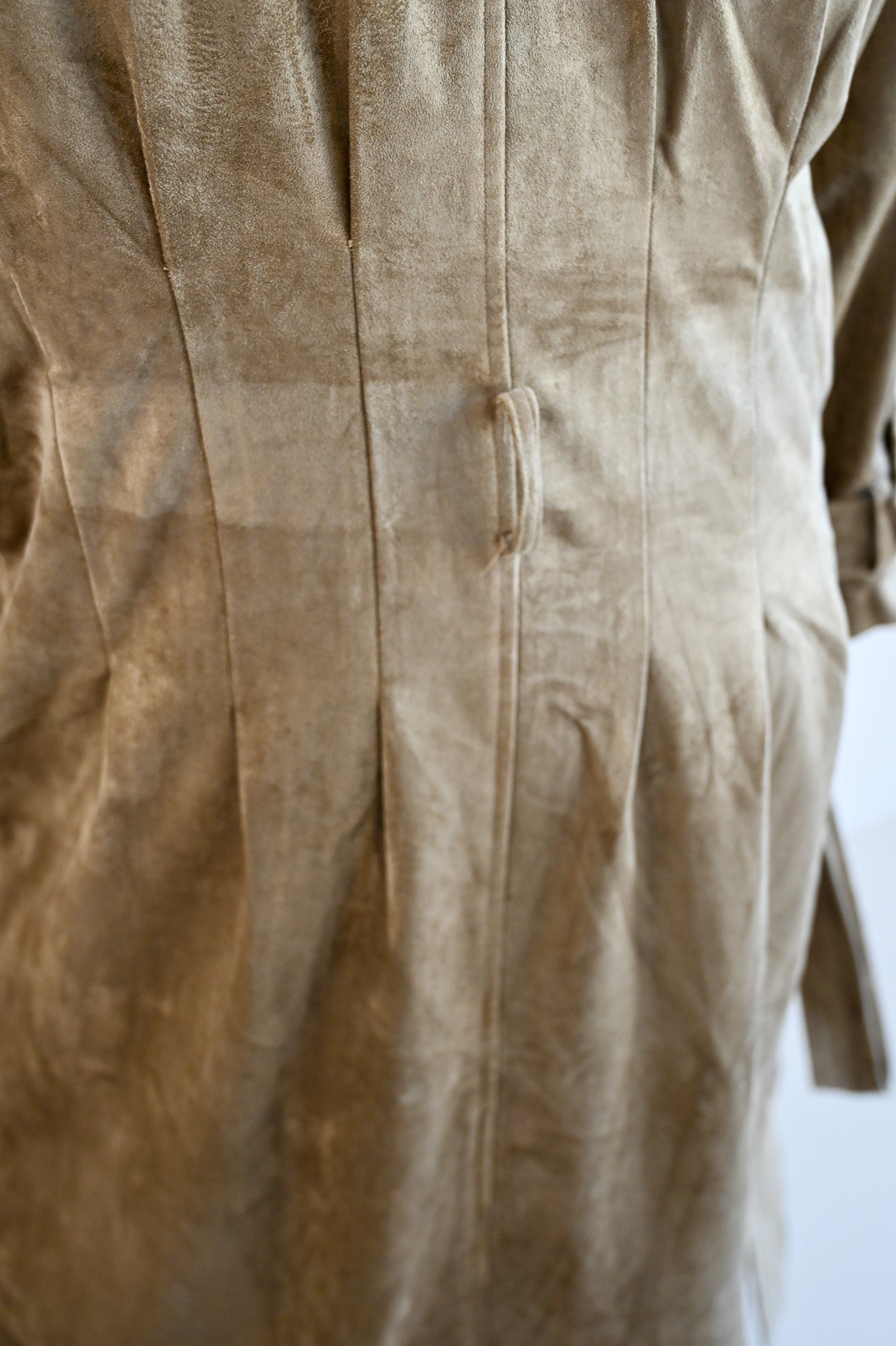 Funston Avenue Suede Trench Coat