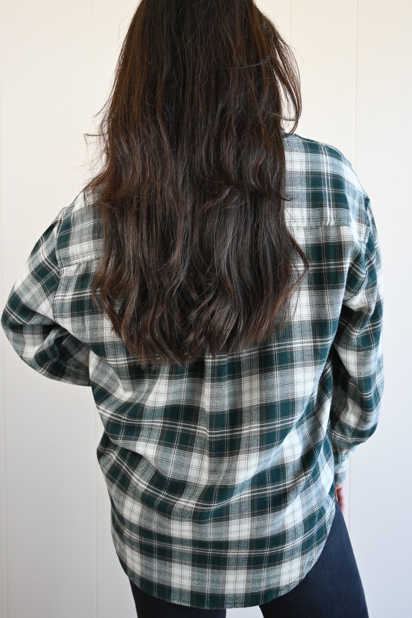 Lincoln Plaid Button-up Top - Cypress