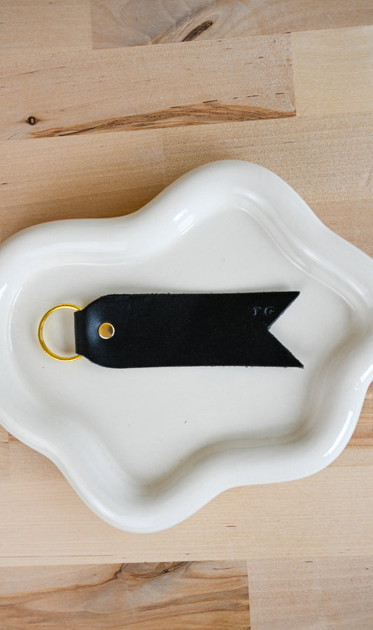 17 Mile Leather Keychain - PG