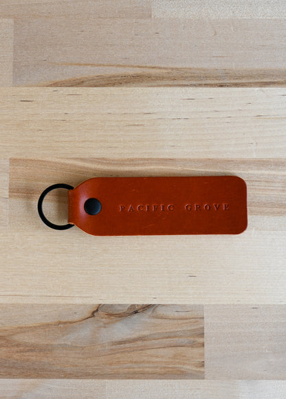 17 Mile Leather Keychain - Pacific Grove