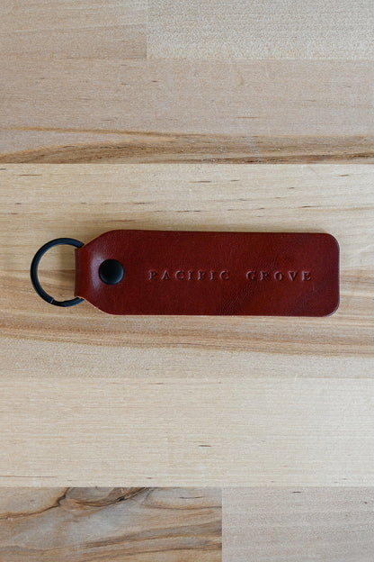 17 Mile Leather Keychain - Pacific Grove